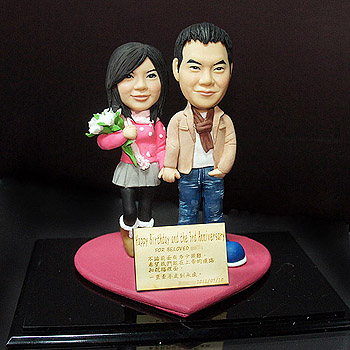 牽手一生情侶公仔娃娃